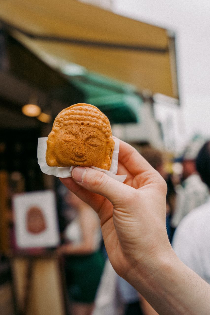 ‘Daibutsu-yaki’ or ‘Buddha Cake’ from Tomoya in Kamakura, Japan.